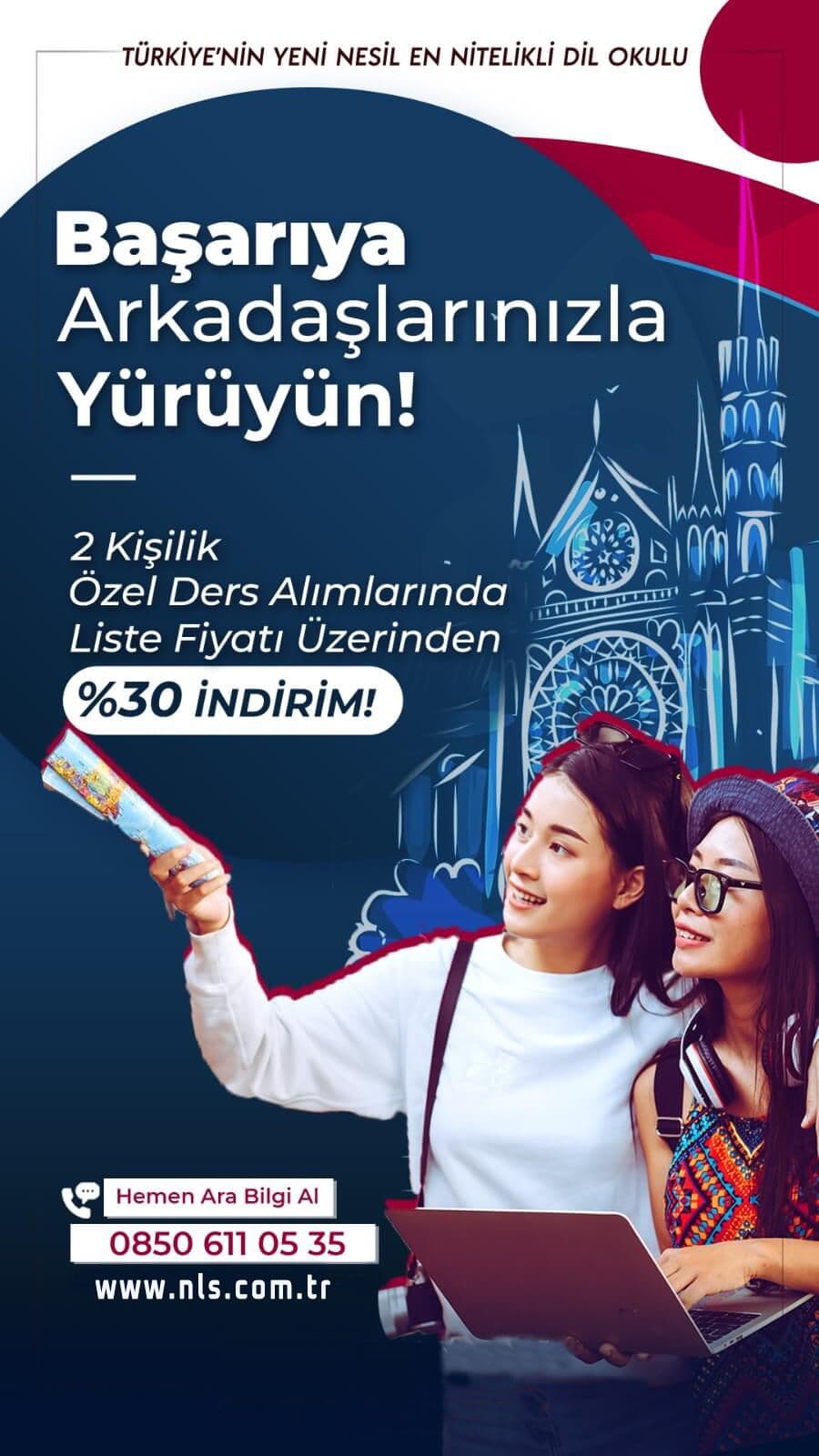 2 kişilik özel ders alımlarında %30 indirim görseli